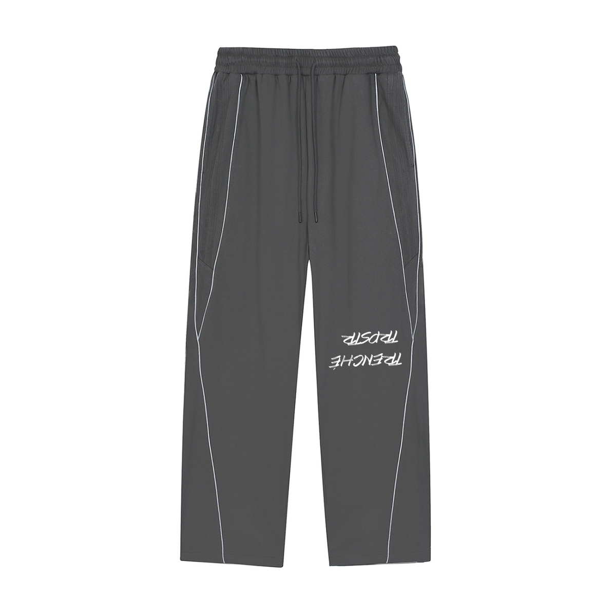 Reflection Striped Straight-Leg Sweatpants