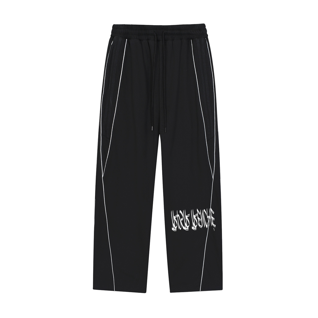 Reflection Striped Straight-Leg Sweatpants