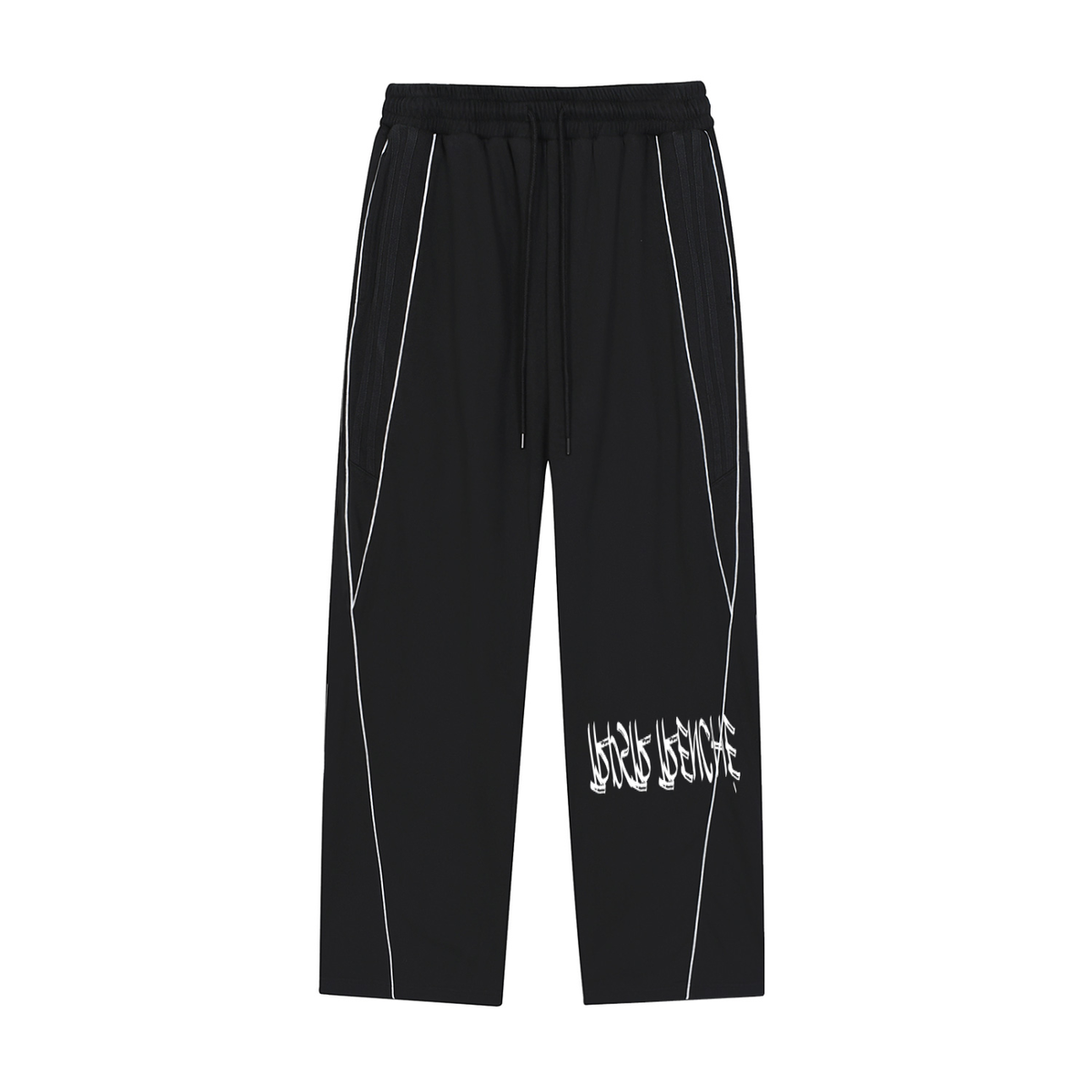 Reflection Striped Straight-Leg Sweatpants