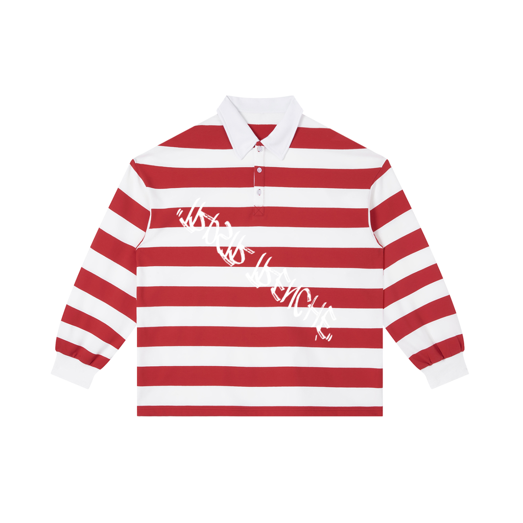 Color Block Stripe Polo Shirt