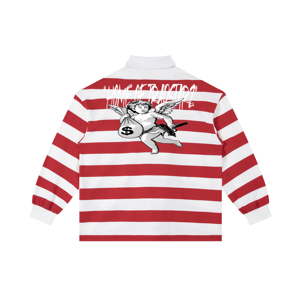 Color Block Stripe Polo Shirt